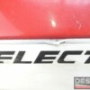 Red and white right side saddle fairing panel cagiva freccia 125 C10 - Image 6