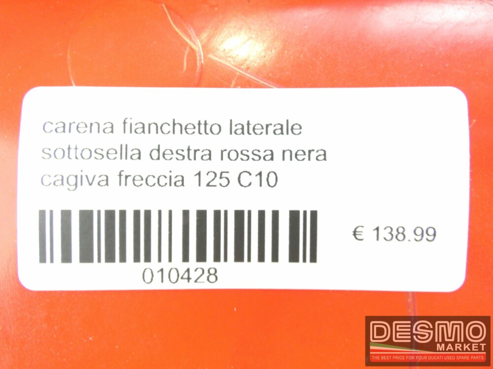 Carena fianchetto sottosella destra rossa nera cagiva freccia 125 C10