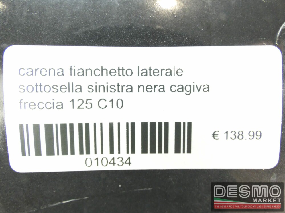 Carena fianchetto sottosella sinistra nera cagiva freccia 125 C10