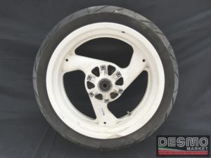 Cerchio Brembo bianco tre razze 4,5 x 17 Ducati Monster 600 750 MY 91