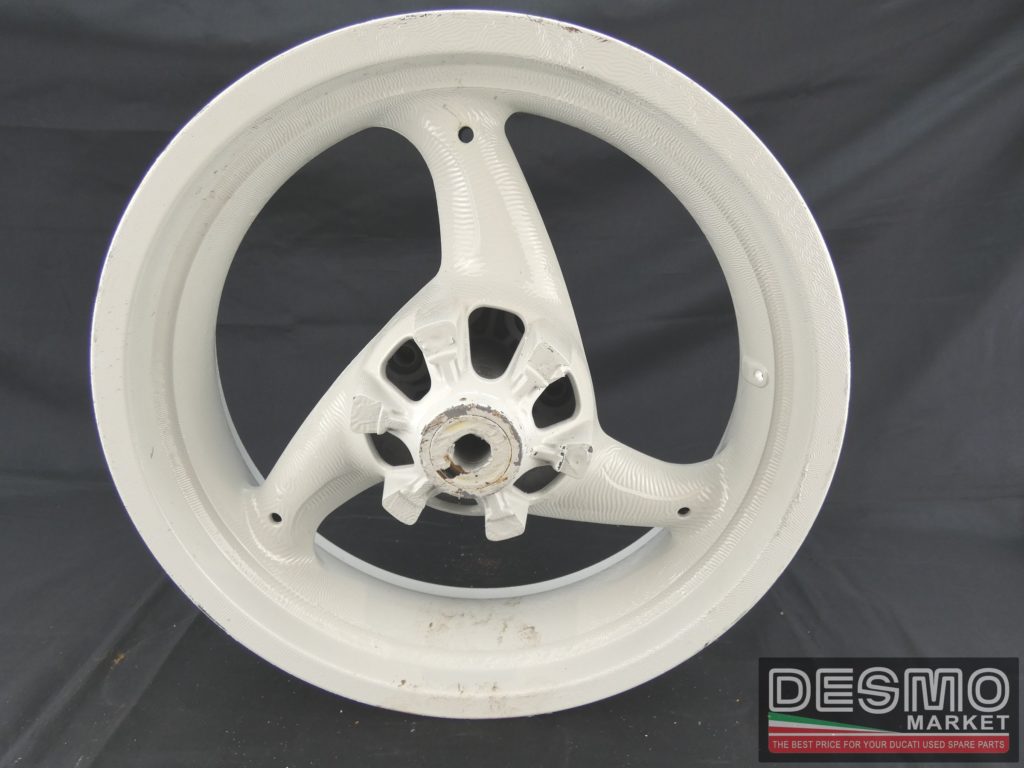 Cerchio Brembo bianco tre razze 4,5 x 17 Ducati Monster 620 750