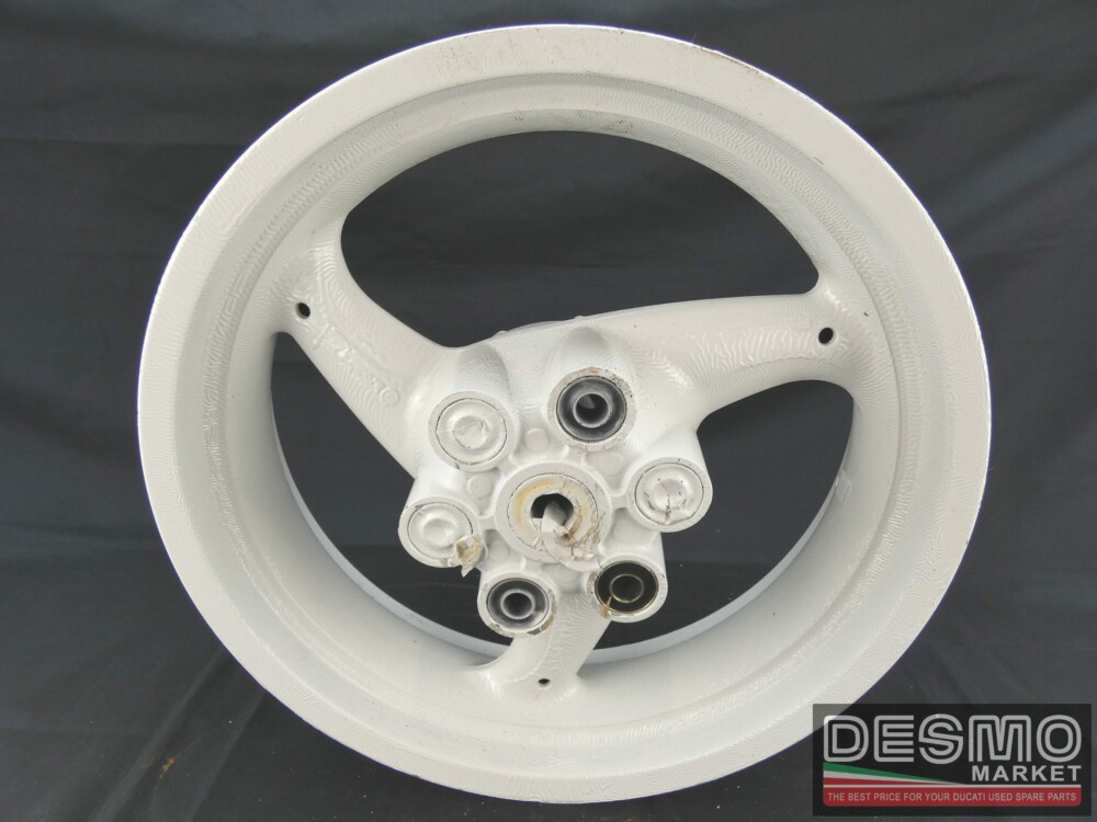 Cerchio Brembo bianco tre razze 4,5 x 17 Ducati Monster 620 750