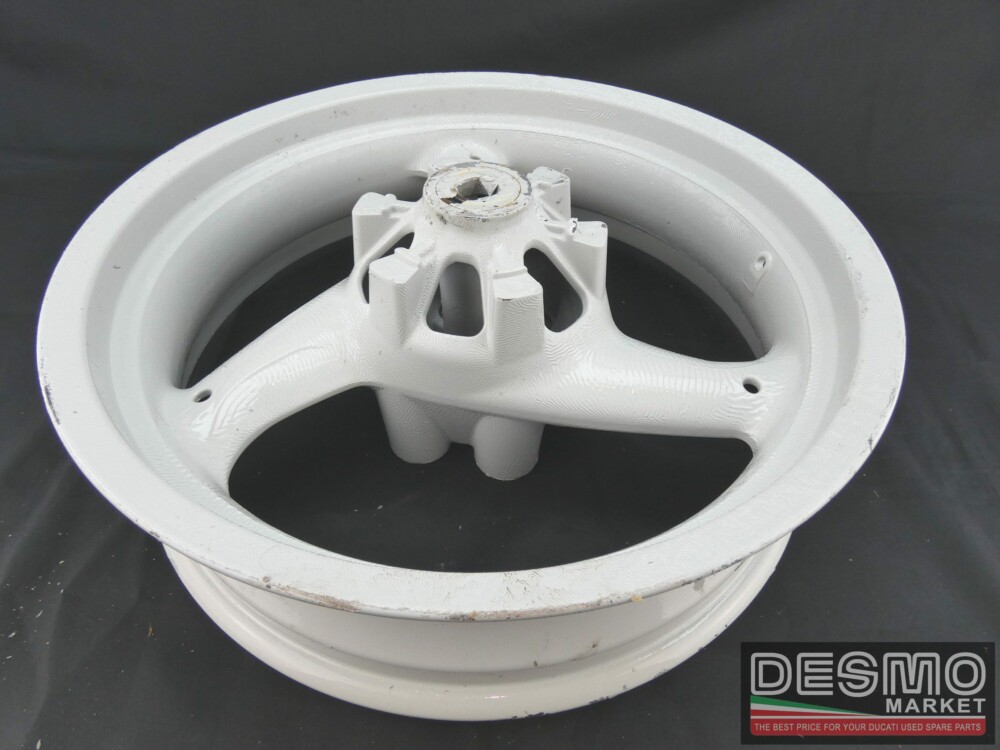 Cerchio Brembo bianco tre razze 4,5 x 17 Ducati Monster 620 750