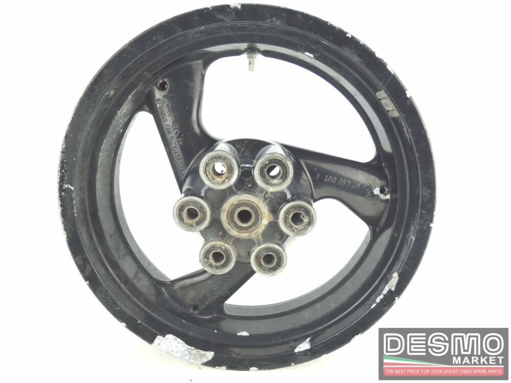 Cerchio Brembo nero tre razze 4,5 x 17 Ducati Monster 900 MY 99