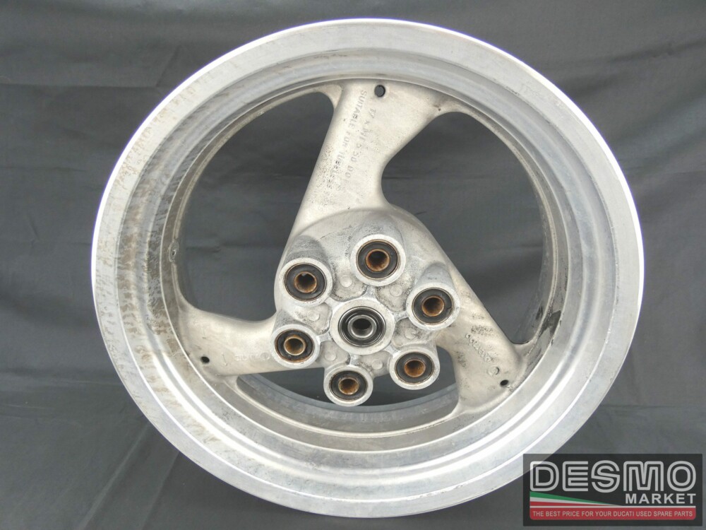 Cerchio grezzo Brembo 5,50 x 17 tre razze Ducati Monster 900 MY 99