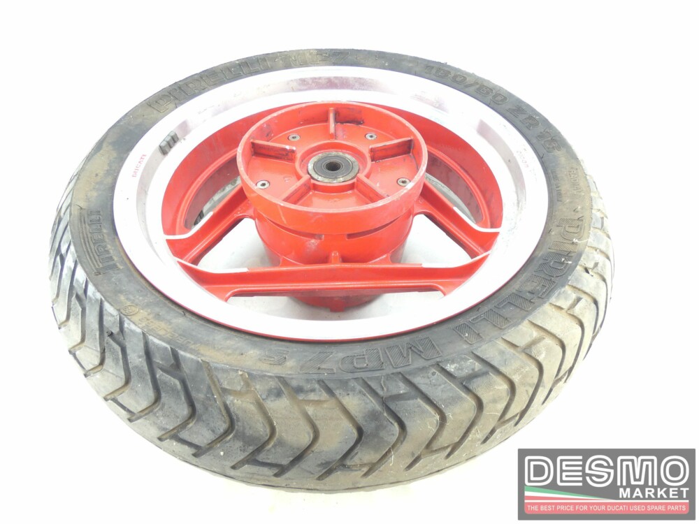 Cerchio Oscam 5 x 16 rosso canale diamantato Ducati Paso