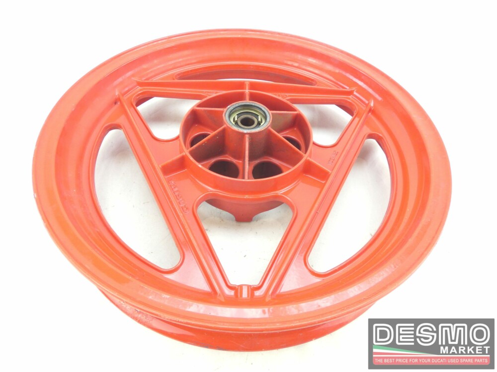 Cerchio rosso Grimeca razze tipo delta 2,50 x 16 Cagiva Freccia C9 125