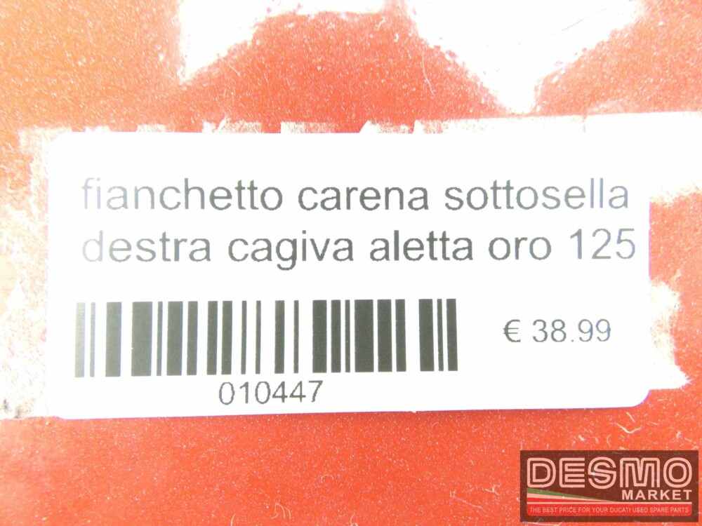 Fianchetto carena sottosella destra Cagiva Aletta Oro 125