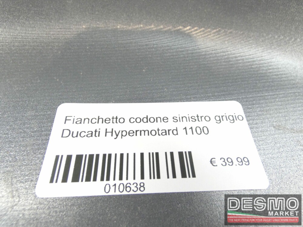 Fianchetto codone sinistro grigio Ducati Hypermotard 1100