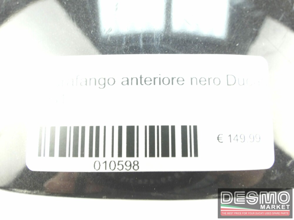 Parafango anteriore nero Ducati 851 cerchio da 16