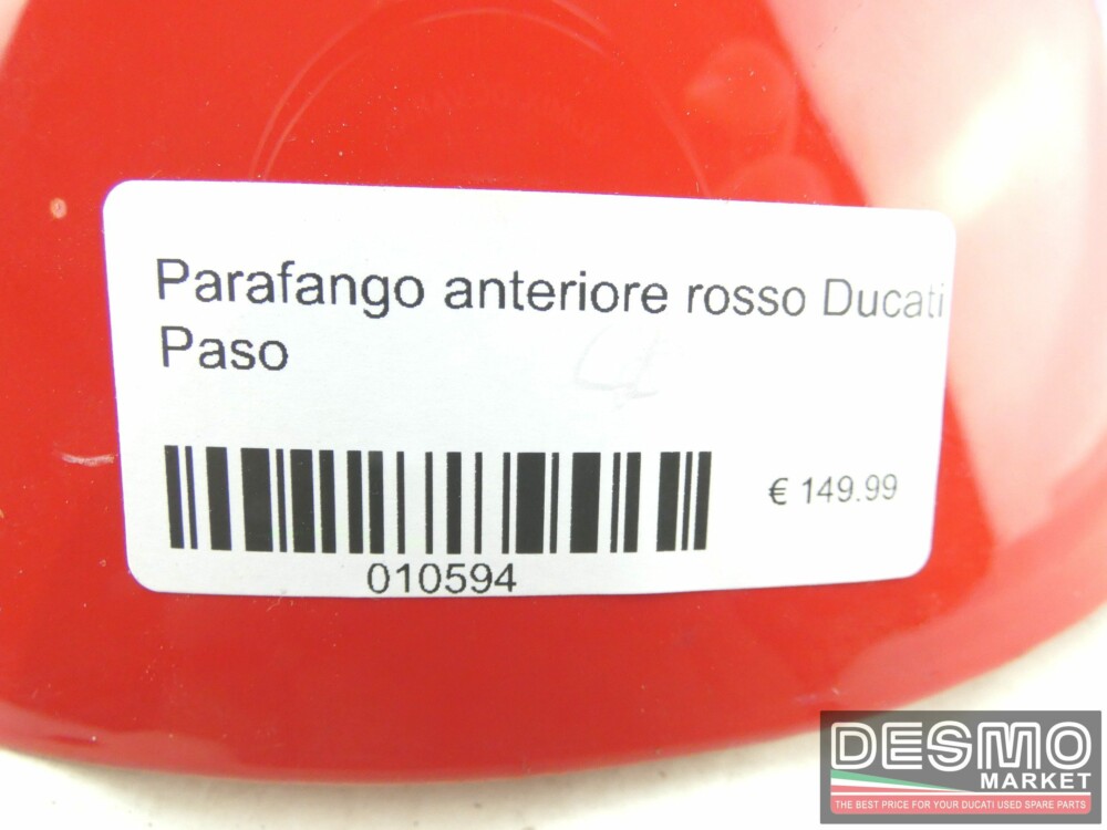 Parafango anteriore rosso Ducati Paso cerchio da 17