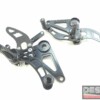 CNC black ergal backward footpeg 113 mm wheelbase - Image 2