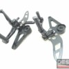 CNC black ergal backward footpeg 113 mm wheelbase - Image 3