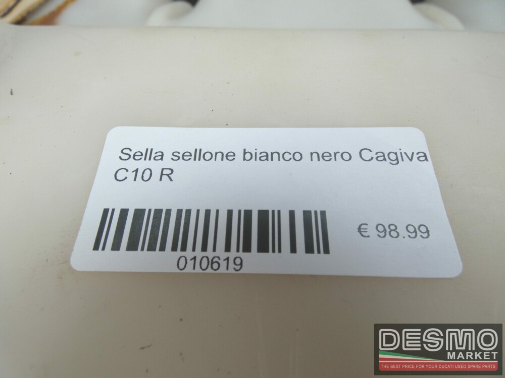 Sella sellone bianco nero Cagiva C10 R