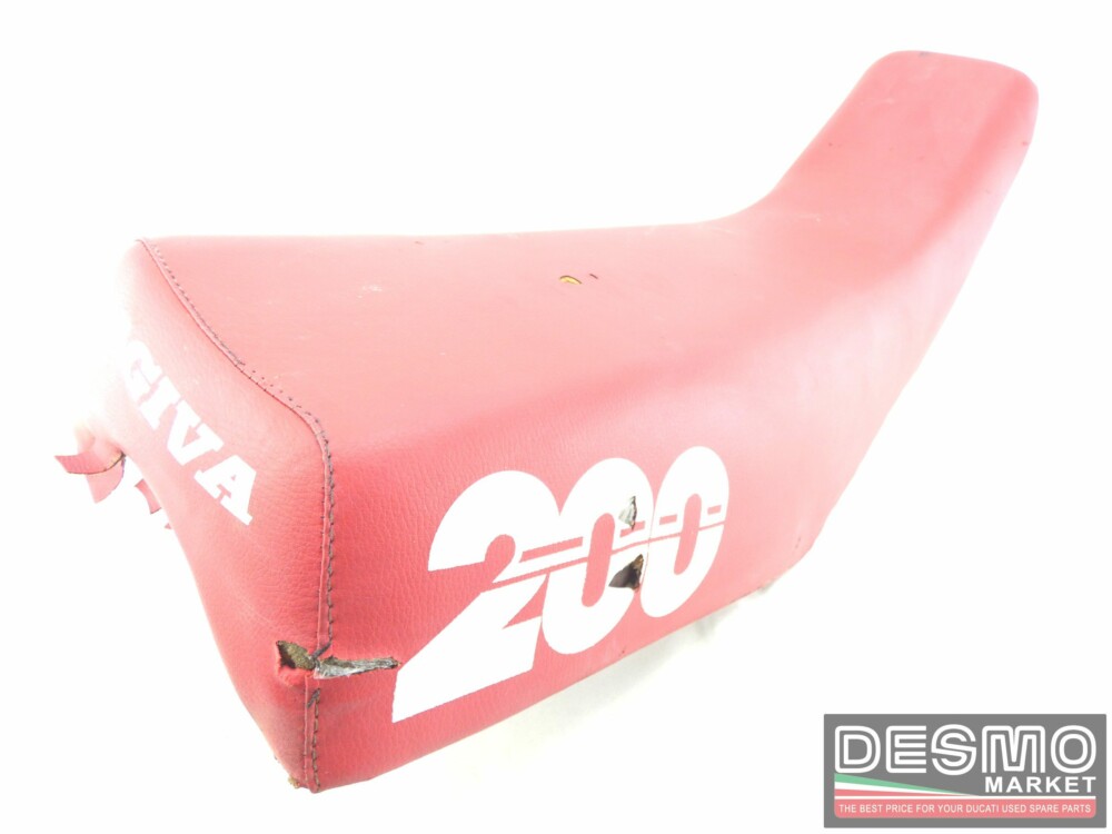 Red saddle seat Cagiva Elefant 200 - Image 2