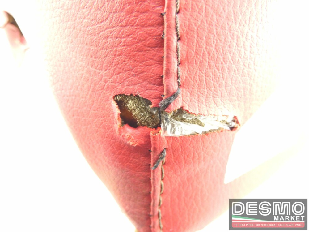 Red saddle seat Cagiva Elefant 200 - Image 5