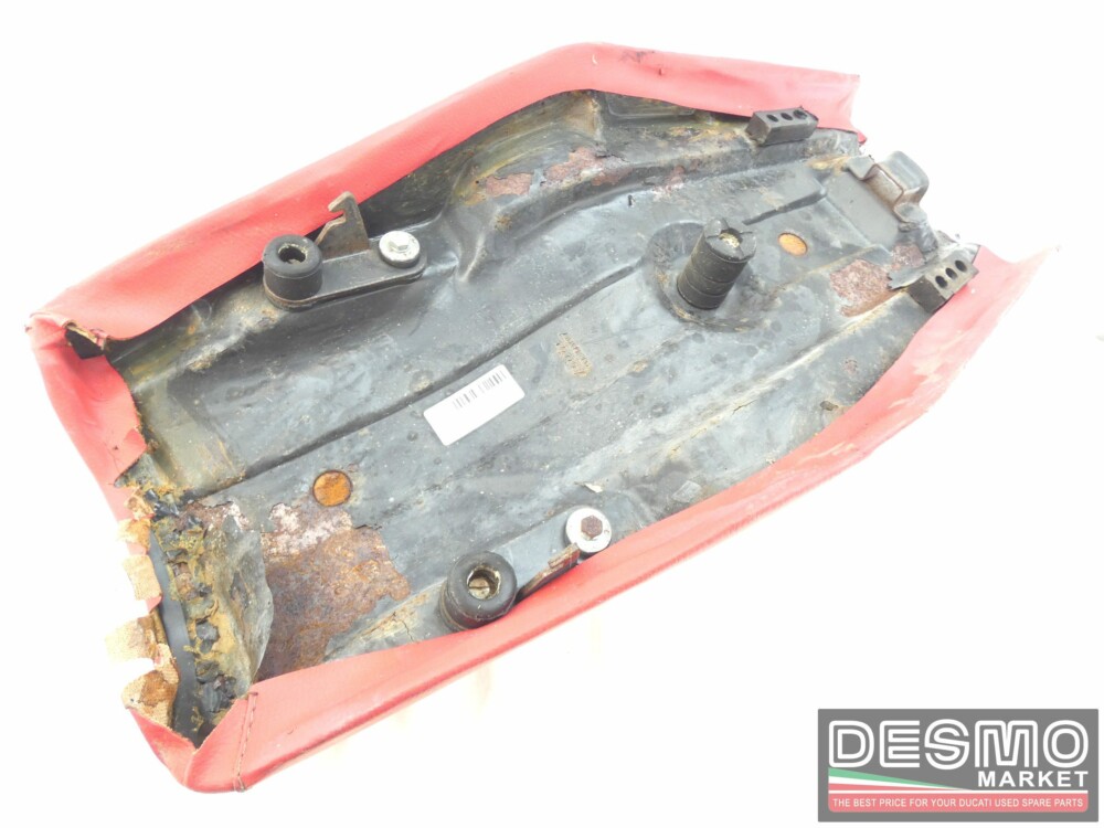 Red saddle seat Cagiva Elefant 200 - Image 6
