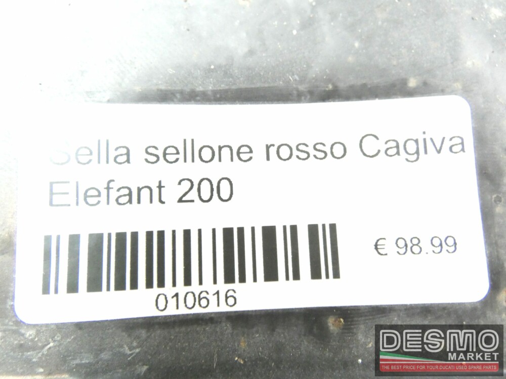 Red saddle seat Cagiva Elefant 200 - Image 7