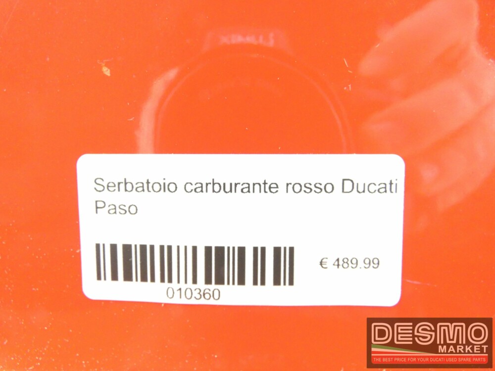 Serbatoio carburante rosso Ducati Paso