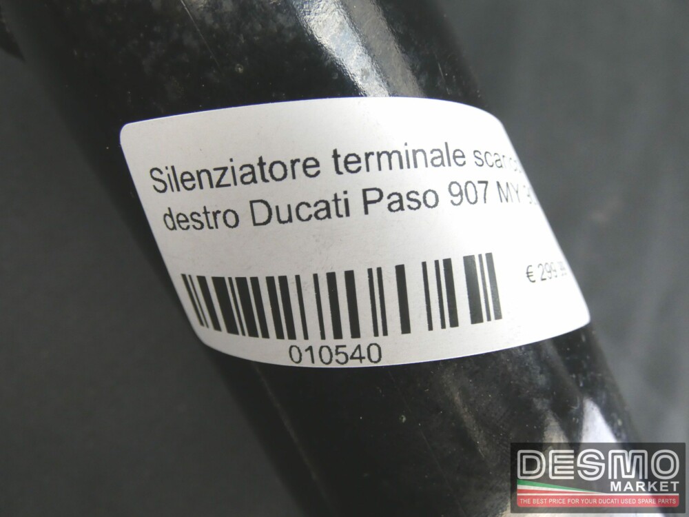 Silenziatore terminale scarico destro Ducati Paso 907 MY 90 93