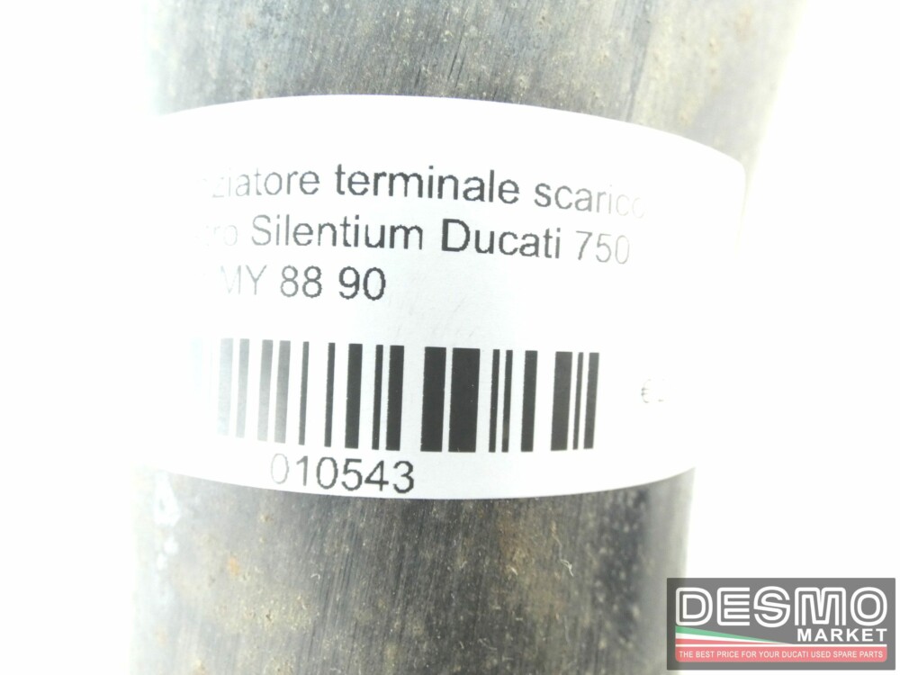 Silenziatore terminale scarico sinistro Ducati 750 sport MY 88 90