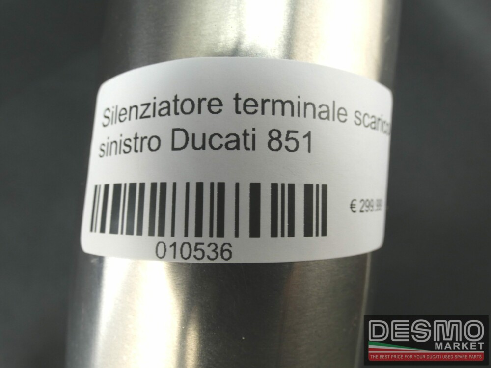 Silenziatore terminale scarico sinistro Ducati 851