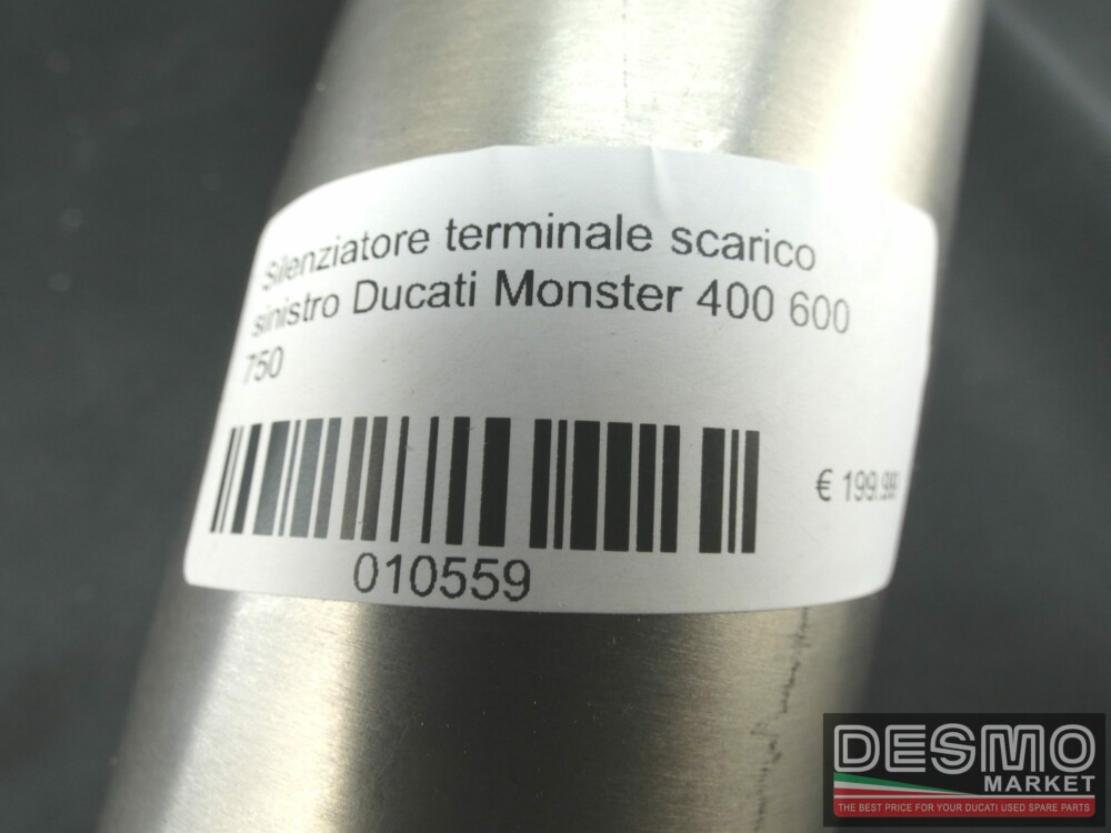 Silenziatore terminale scarico sinistro Ducati Monster 400 600 750