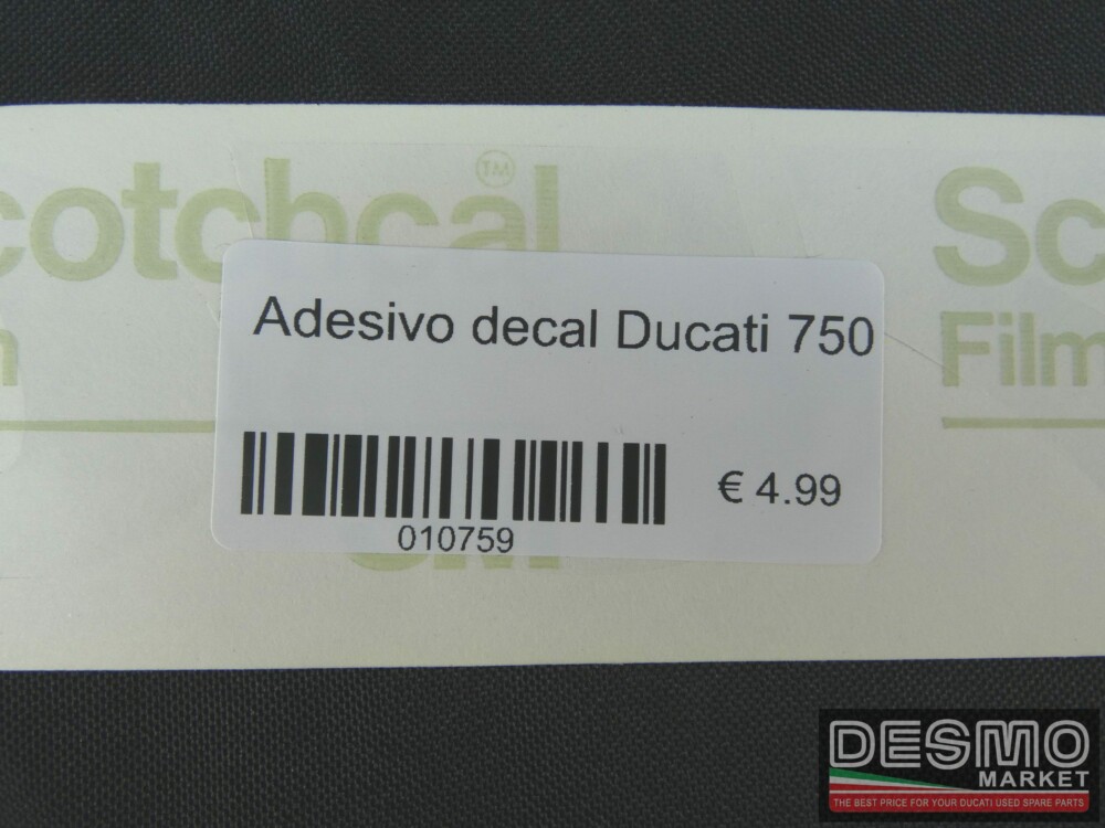 Adesivo decal Ducati 750