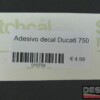 Ducati 750 sticker decal - Image 2