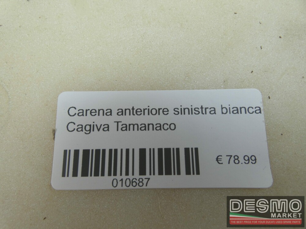 Carena anteriore sinistra bianca Cagiva Tamanaco