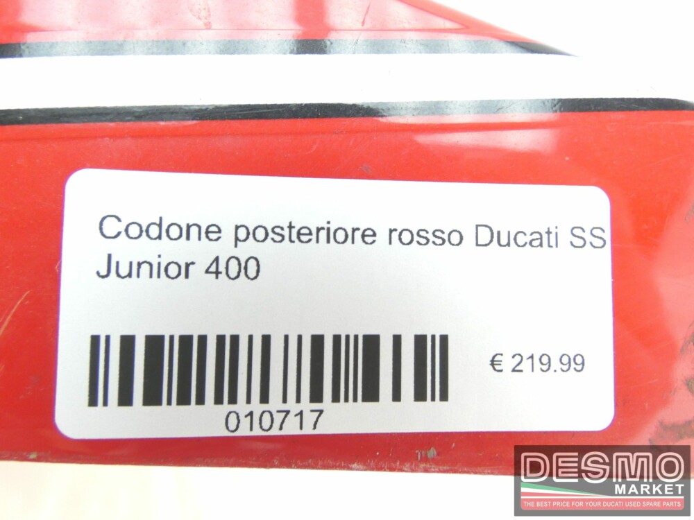 Codone posteriore rosso Ducati SS Junior 400