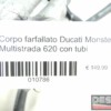 Corpo farfallato Ducati Monster Multistrada 620 con tubi