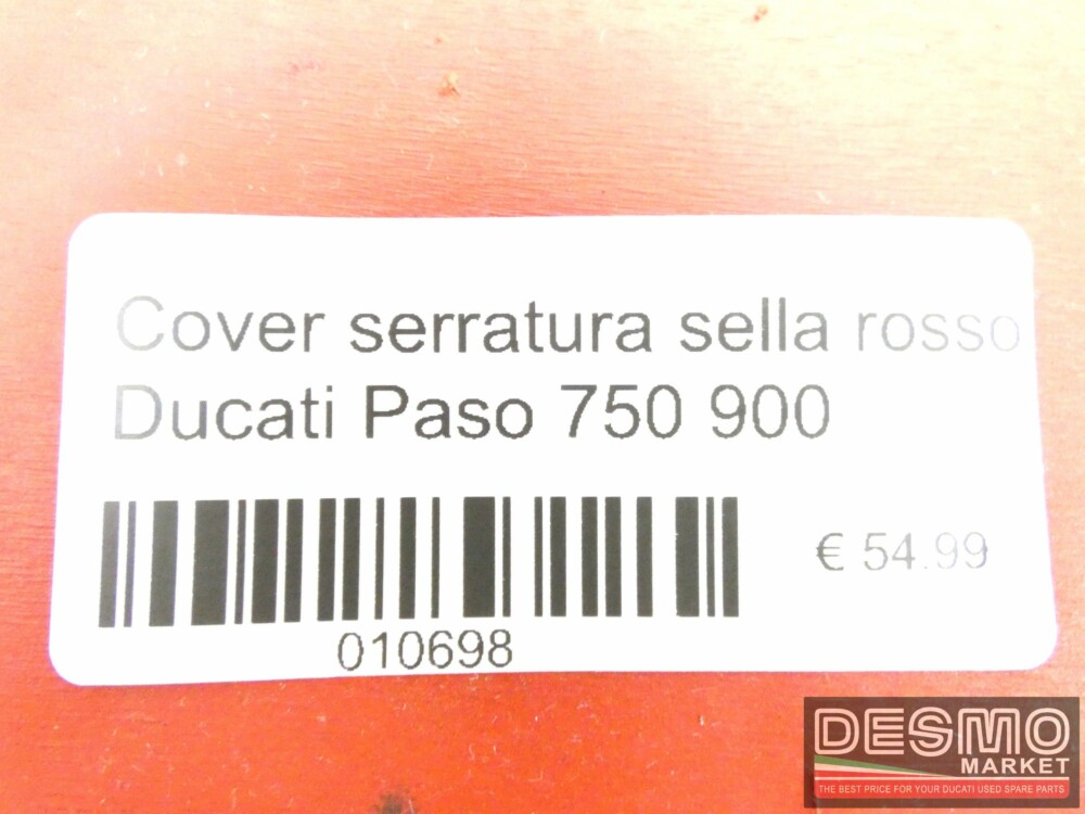 Cover serratura sella rosso Ducati Paso 750 900