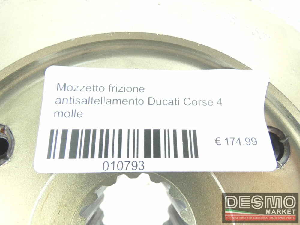 Mozzetto frizione antisaltellamento Ducati Corse 4 molle