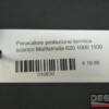 Paracalore protezione termica scarico Ducati Multistrada 620 1000 1100