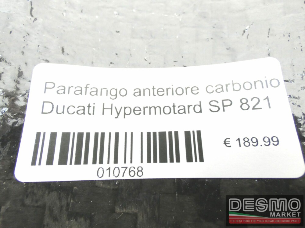 Parafango anteriore carbonio Ducati Hypermotard SP 821