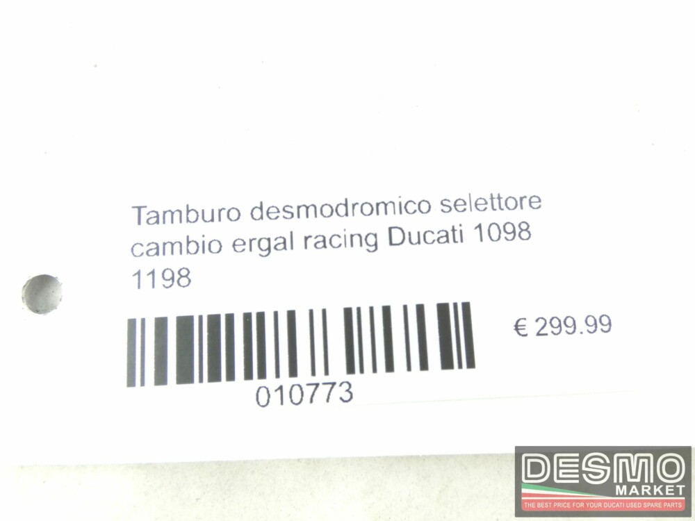 Tamburo desmodromico selettore cambio ergal racing Ducati 1098 1198