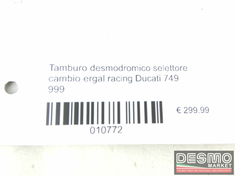 Tamburo desmodromico selettore cambio ergal racing Ducati 749 999