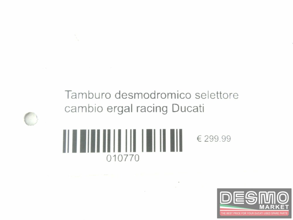 Tamburo desmodromico selettore cambio ergal racing Ducati