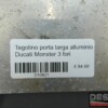 Tegolino porta targa alluminio Ducati Monster 3 fori