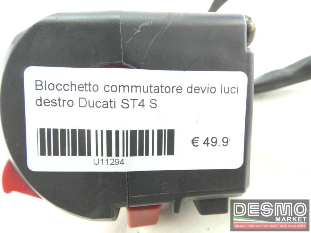 Blocchetto commutatore devio luci destro Ducati ST4 S