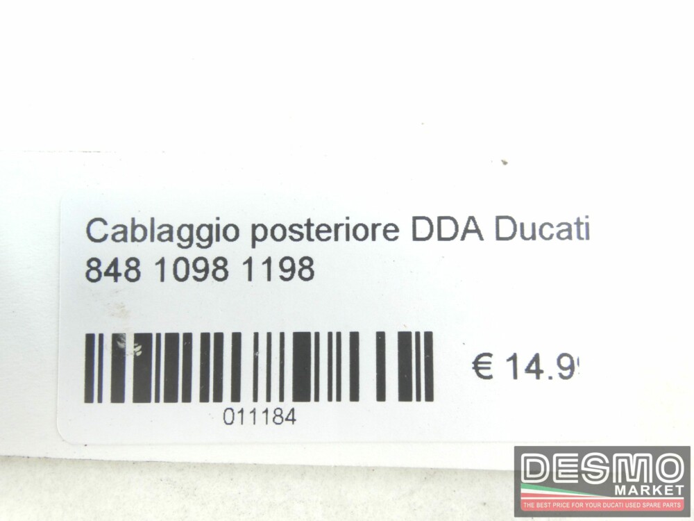 Cablaggio posteriore DDA Ducati 848 1098 1198