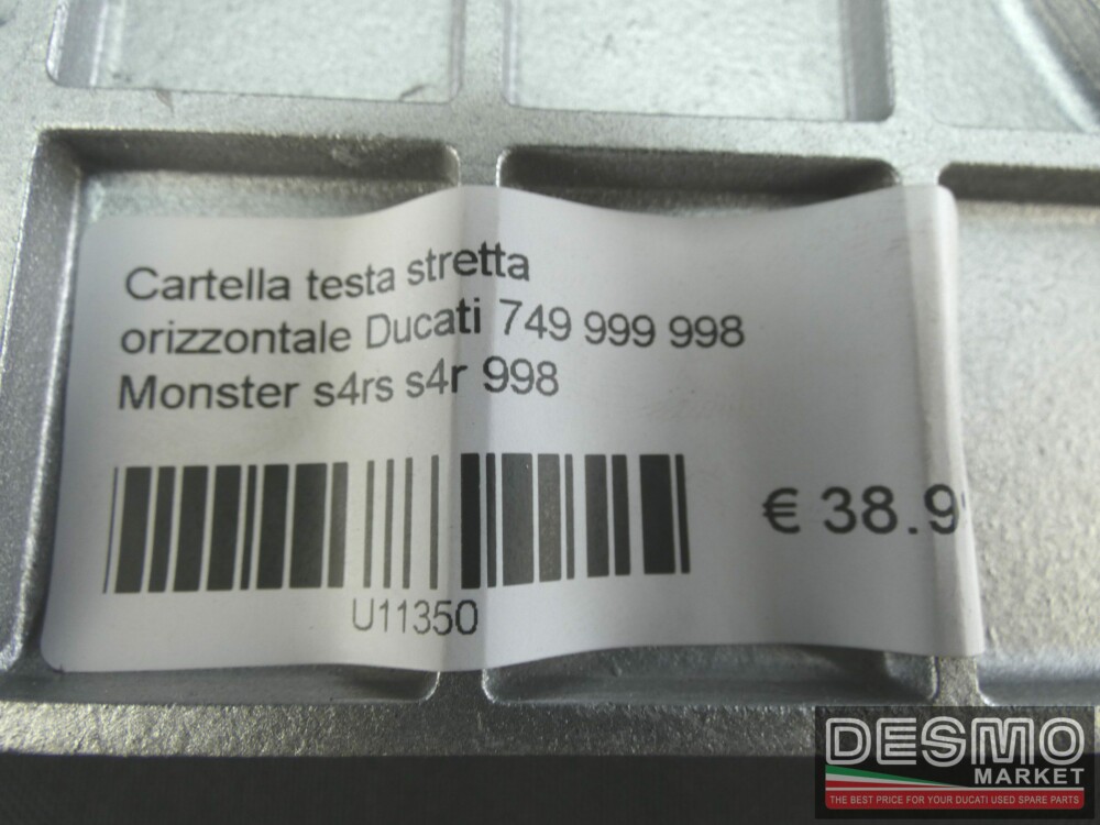 Cartella testa stretta orizzontale Ducati 749 999 Monster s4rs s4r 998