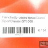 Red right side saddle fairing panel  Ducati SportClassic GT1000 - Image 4