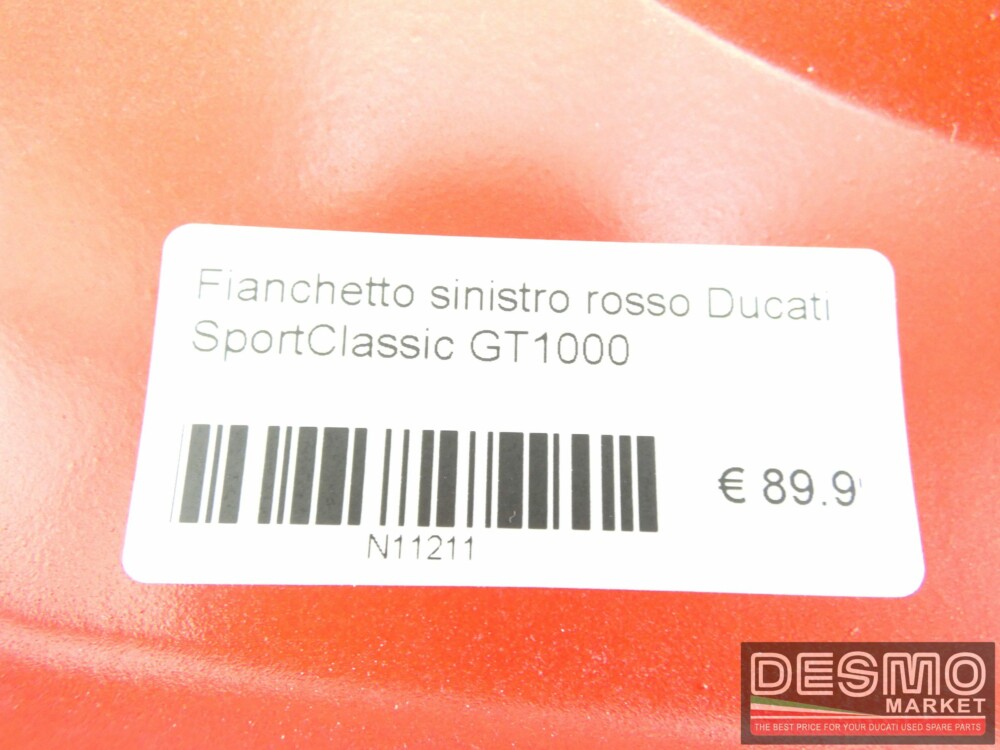 Fianchetto sinistro rosso Ducati SportClassic GT1000