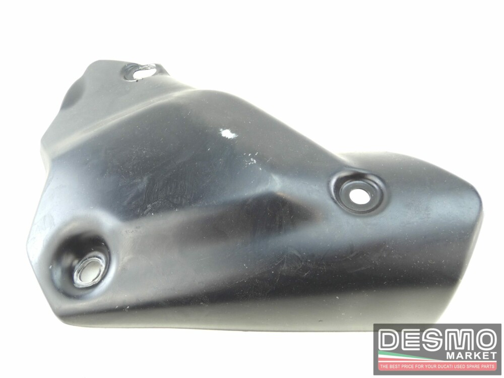 Paracalore scarico metallo nero Ducati 848 1098 1198