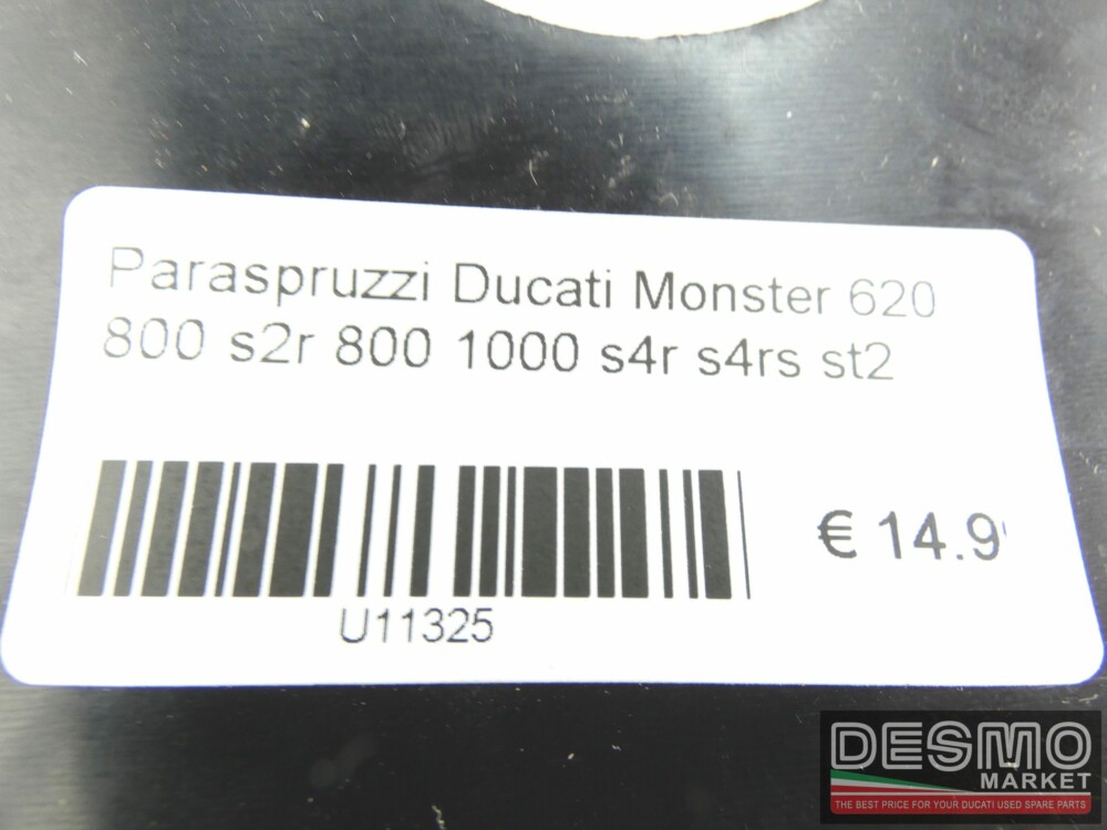 Paraspruzzi Ducati Monster 620 800 s2r 800 1000 s4r s4rs st2