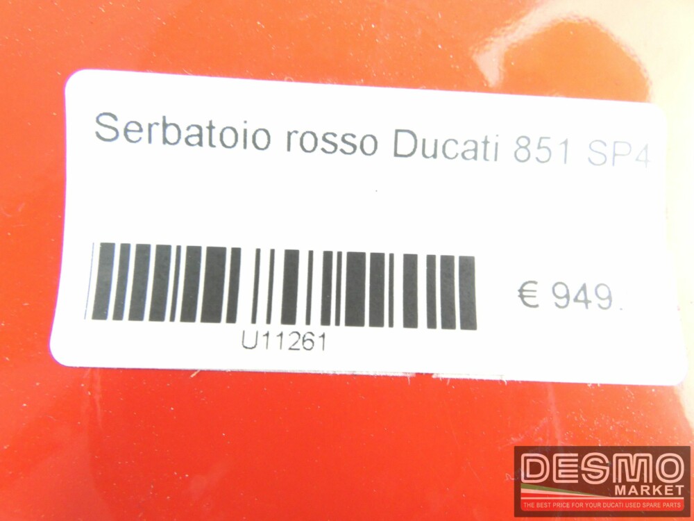 Serbatoio rosso Ducati 851 SP4