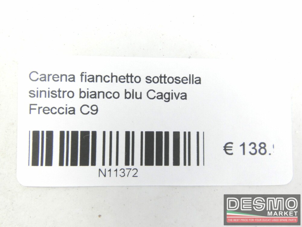 Carena fianchetto sottosella sinistro bianco blu Cagiva Freccia C9