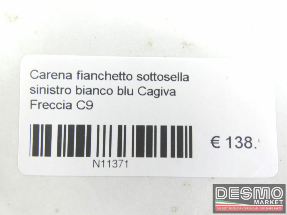 Carena fianchetto sottosella sinistro bianco blu Cagiva Freccia C9